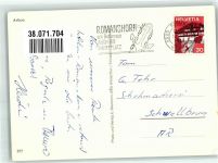 9320 Arbon 1974 Foto AK Denkmal Hafen