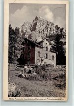 8753 Mollis 1928 - Ferienheim Neumünster auf Kennel-Alp, Serie XX Nr. 98, sehr gute Erhaltung AK