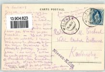 3711 Mülenen 1908 - Hotel Niesen Fernrohr