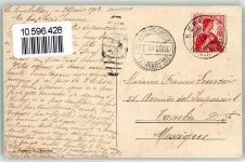 1862 La Comballaz Ormont-Dessous 1913 - vue sur la chaine des Diablerets