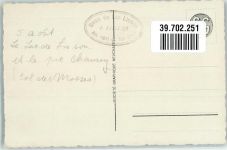 Lac Lioson Foto AK Pic Chaussy Hüttenstempel