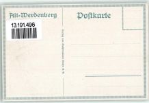 9470 Werdenberg Künstlerkarte sign. Kunz