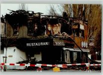 8280 Kreuzlingen FOTO KEINE AK Gasthaus Seehotel nach Brand 1996 Ort lt. Fotograf