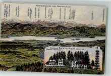 8340 Hinwil 1907 Foto AK Gasthaus Bachtel-Kulm Aussichtsturm Alpenpanorama