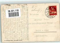 3654 Gunten 1920 Gebrauchsspuren Thunersee Alpabfahrt Ort lt. Fotograf