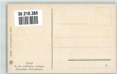 8000 Zürich Foto AK Städtische Anlagen