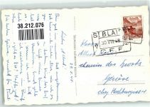 2072 St-Blaise 1948 Foto AK Bahnpost C.F.F.