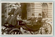 3000 Bern Berne Foto AK Besuch im Bundeshaus in der Pferdekutsche