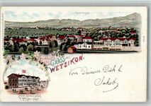 8620 Wetzikon ZH BOAKC Hotel Schweizerhof Bahnhof Eisenbahn