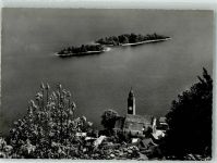 6622 Ronco sopra Ascona Foto AK Lago Maggiore Insel Kirche