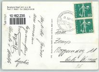 Napf - Flugaufnahme Berghotel Napf mit den Alpen