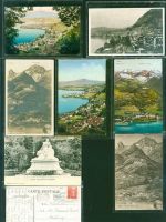 1820 Territet Kleinposten bis 20 Lot mit 16 AK, 1902-1946; teils leichte Gebrauchsspuren, teils gelaufen