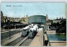 8000 Zürich - Bahnhof-Einfahrt, Eisenbahn