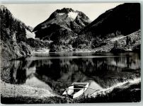 7516 Maloja Foto AK Verlag u. Fotograf Hans Steiner Cavlocciosee Ruderboot