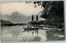 8872 Weesen - Ruderboote auf dem Walensee