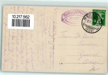 6313 Menzingen 1912 Gebrauchsspuren Kloster Gubel