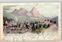 6410 Goldau - 1900 Bahnhof