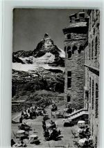 Gornergrat - Hotel Gornergrat mit Matterhorn