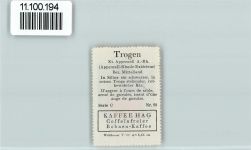 9043 Trogen - Vignette Wappen Kaffee Hag ca 1920-1940