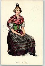 8212 Neuhausen am Rheinfall - Trachtenfrau