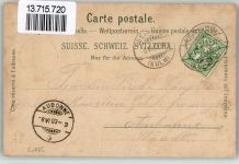 5712 Beinwil am See 1903 BOAKC Bahnhof Fabrik Gasthaus zum Löwen Lithographie