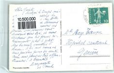 1885 Chesières Gebrauchsspuren Dents du Midi les Ecovets