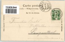 3655 Sigriswil 1904 - Kirche See Niesen