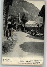 1983 Evolène Foto AK Werbung Chocolat Klaus