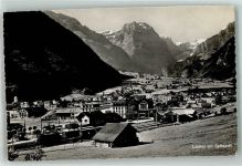 8783 Linthal Foto AK Bahnhof