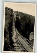 2067 Chaumont Foto AK Bergbahn la grande rampe