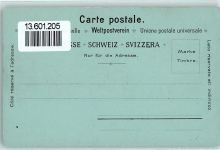 9470 Werdenberg Lithographie / Mondschein Werdenberg Buchs Grenzbahnhof Buchs