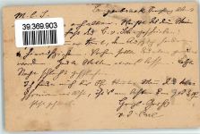 4437 Waldenburg 1901 Ganzsache 5 Rappen