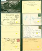 Oeschinensee Lot mit 9 AK, ca. 1905-1943; überwiegend gute Erhaltung, größtenteils gelaufen Sammlung Schweiz Kleinposten bis 20