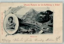 6067 Melchtal 1899 - Melchthal Offizielle Psotkarte der Tell-Aufführung in Altdorf