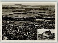 8132 Egg bei Zürich 1940 Foto AK Gasthaus Pension Alverna Fliegeraufnahme