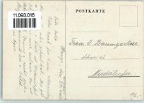 7320 Sargans Künstlerkarte Grenzbesetzung Festung sign. H. B. W.