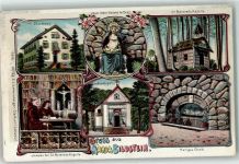 8717 Benken SG - Maria Bildstein Gnaden Kapelle Heiliges Grab Bahnpost Ambulant