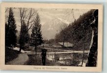 3654 Gunten 1911 - Eingang zur Schlucht