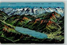 3806 Bönigen b. Interlaken - Brienzersee Vogelschau