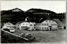 4458 Eptingen 1963 Foto AK Gasthaus Berghaus Oberbölchen om Auto VW Käfer