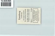 5600 Lenzburg - Vignette Wappen Kaffee Hag ca 1920-1940