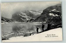 Gemmipass Wallis - Abend am Daubensee