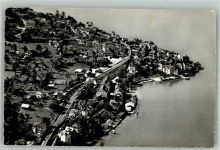 1898 St-Gingolph Foto AK Fliegeraufnahme