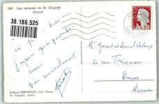 1898 St-Gingolph Foto AK Fliegeraufnahme