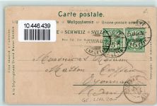 1200 Genève Genf 1904 Lithographie Trachtenmädchen