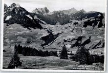 9650 Nesslau - Laad mit Blick mit Goggeien, Mattstock, Speer AKU1