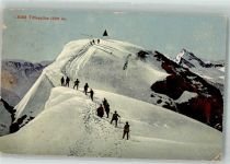 Titlis BE 1912 Winter Titlisspitze Bergsteiger