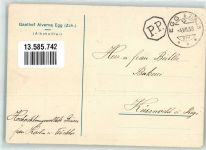 8132 Egg bei Zürich 1938 Foto AK Gasthaus Pension Alverna Alkoholfrei