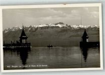 1110 Morges 1934 Foto AK Lac Leman
