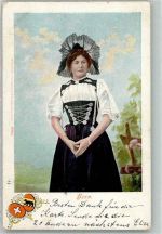 3000 Bern Berne 1902 Foto AK Tracht Frau